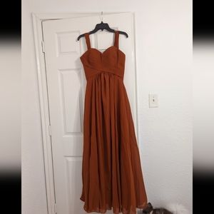 Terracotta Bridesmaid dress. Never worn.